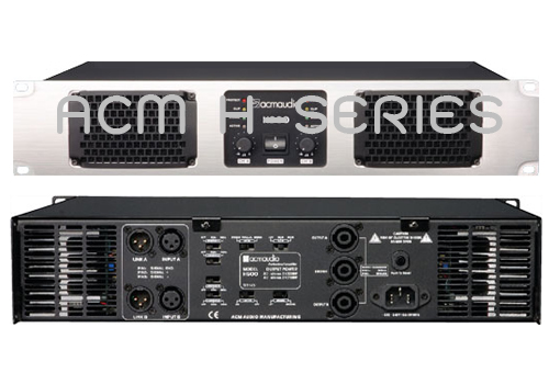 ACM AUDIO ACM H1500 Power Amplifier