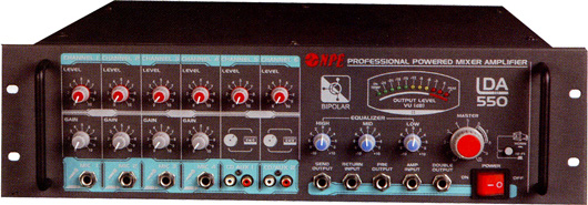 NPE LDA 550 สำหรับเสียงประกาศ  Power Mixer
